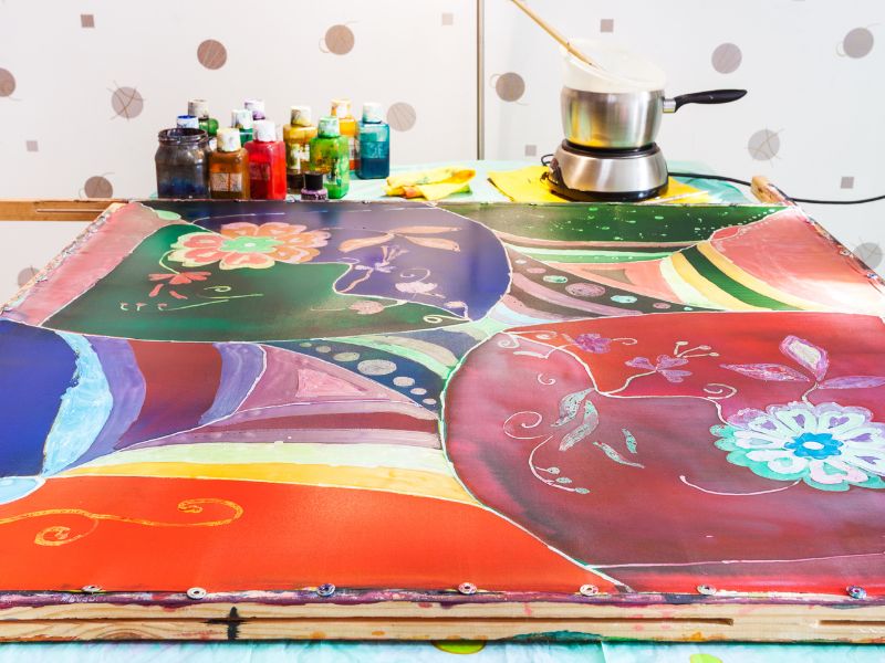 Die Renaissance der Seidenmalerei: Ein farbenfrohes Comeback der traditionellen Kunst